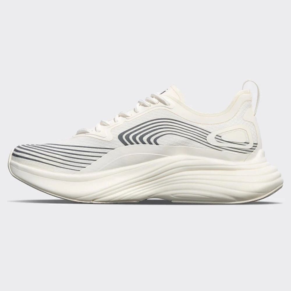 APL Athletic Propulsion Streamline Running Shoes Sneakers Ivory Smoke
